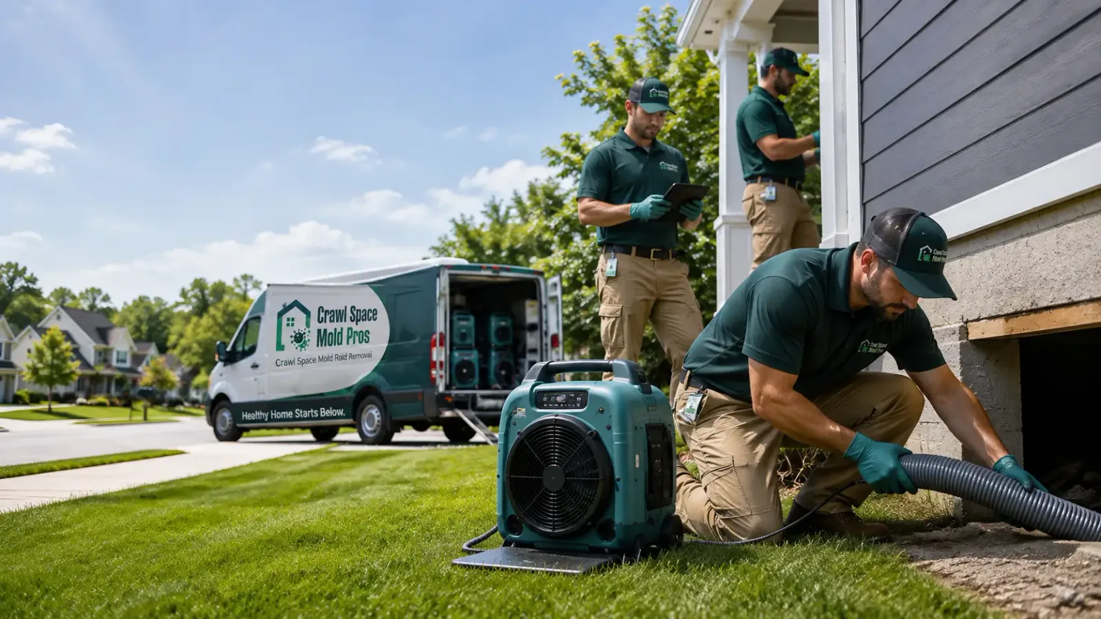 Crawl Space Mold Removal in Loganton, PA